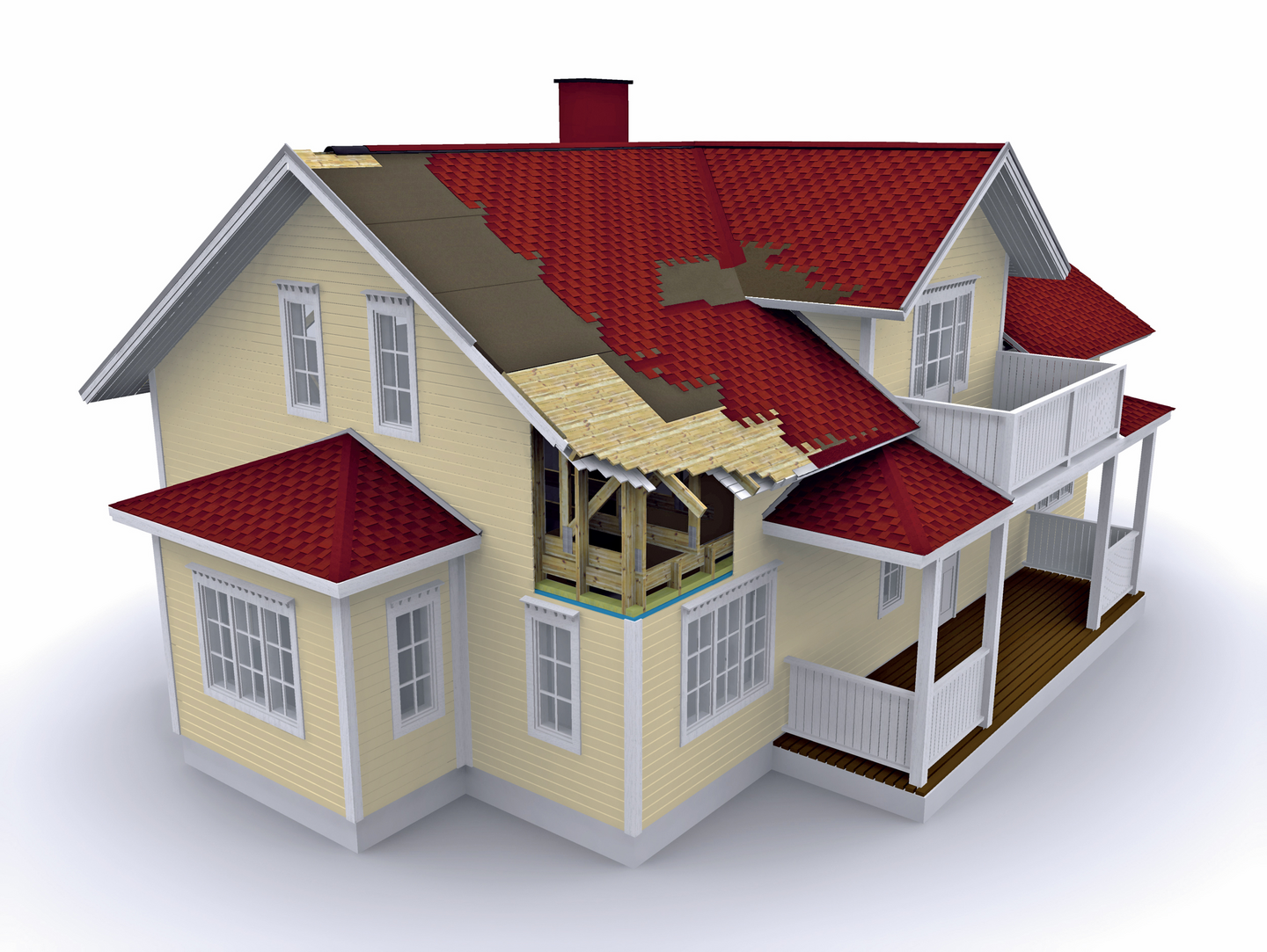 Räystäskaista Kerabit 0,25x10m