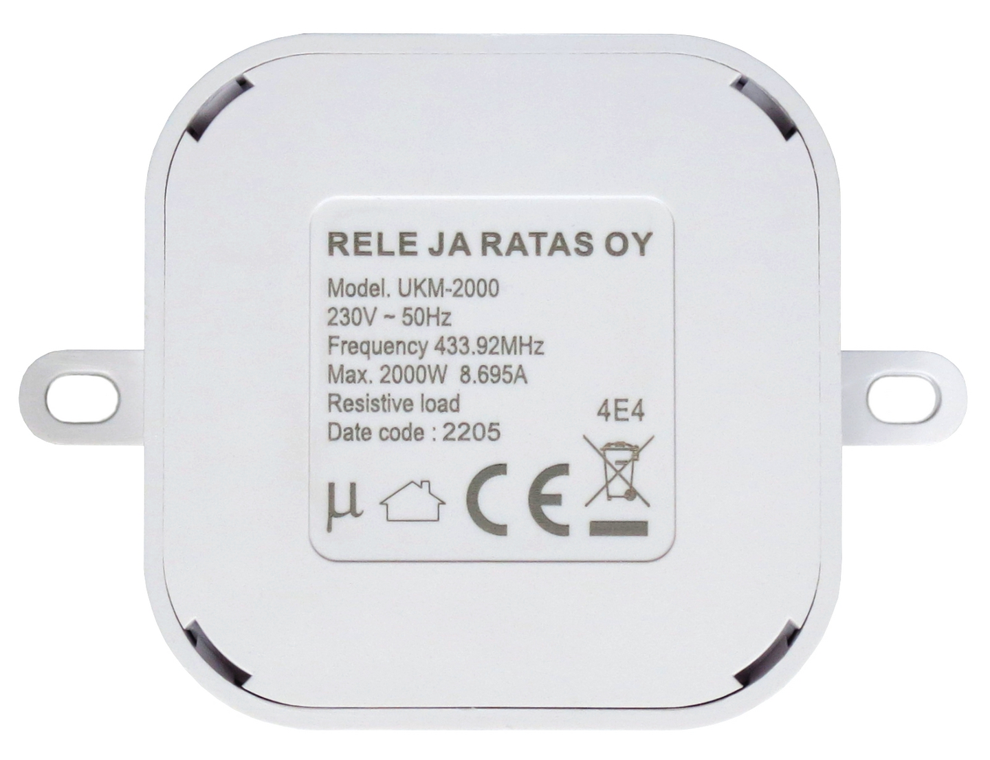 Kytkin Johdoton UKM-2000 on/off-toiminto uppoasennettava 230V/2000W