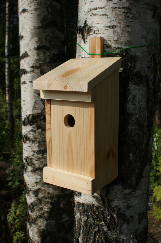 Linnunpönttö B 17x15x32cm kottaraiset