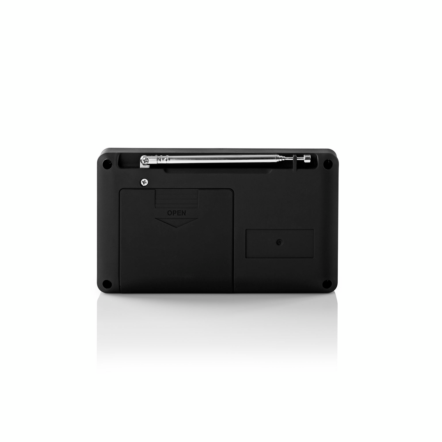 FM-radio Nedis RDFM2100GY paristo-/verkkovirtakäyttöinen kannettava