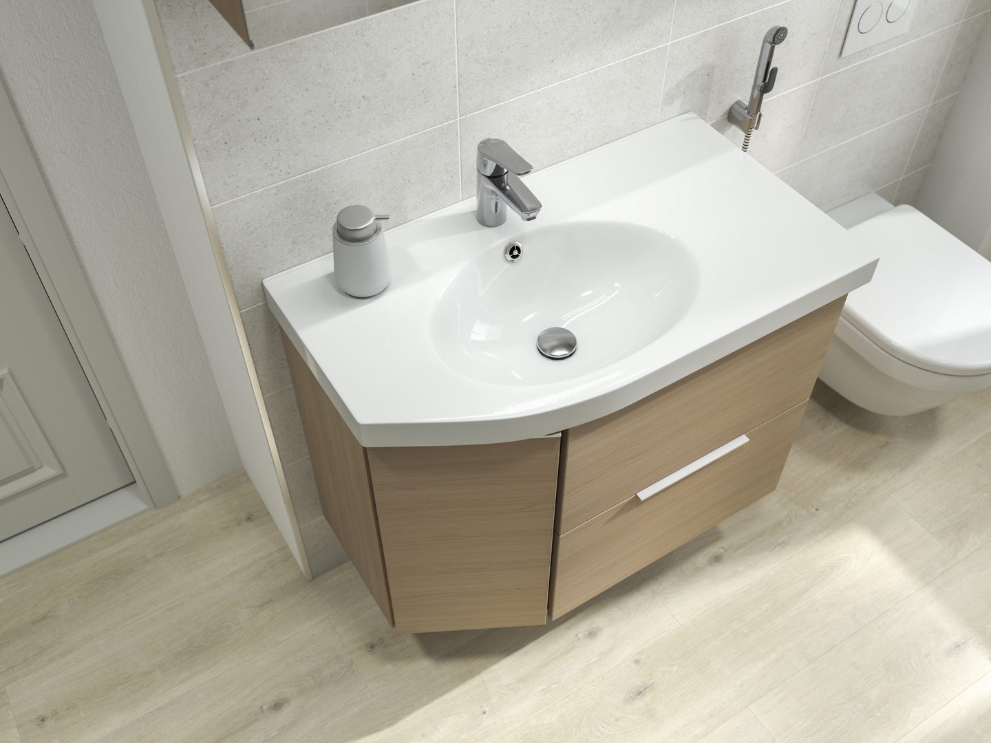 Allaskaappi Temal Mondo oikea laatikoilla