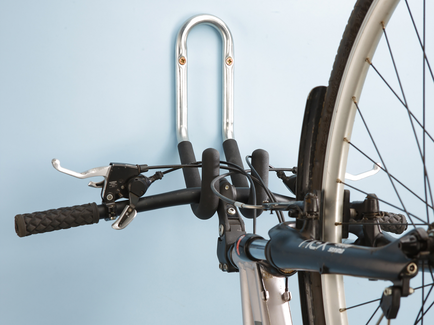 Polkupyöräkoukku Pisla halkaisija 20/350mm teräs/pinnoitettu