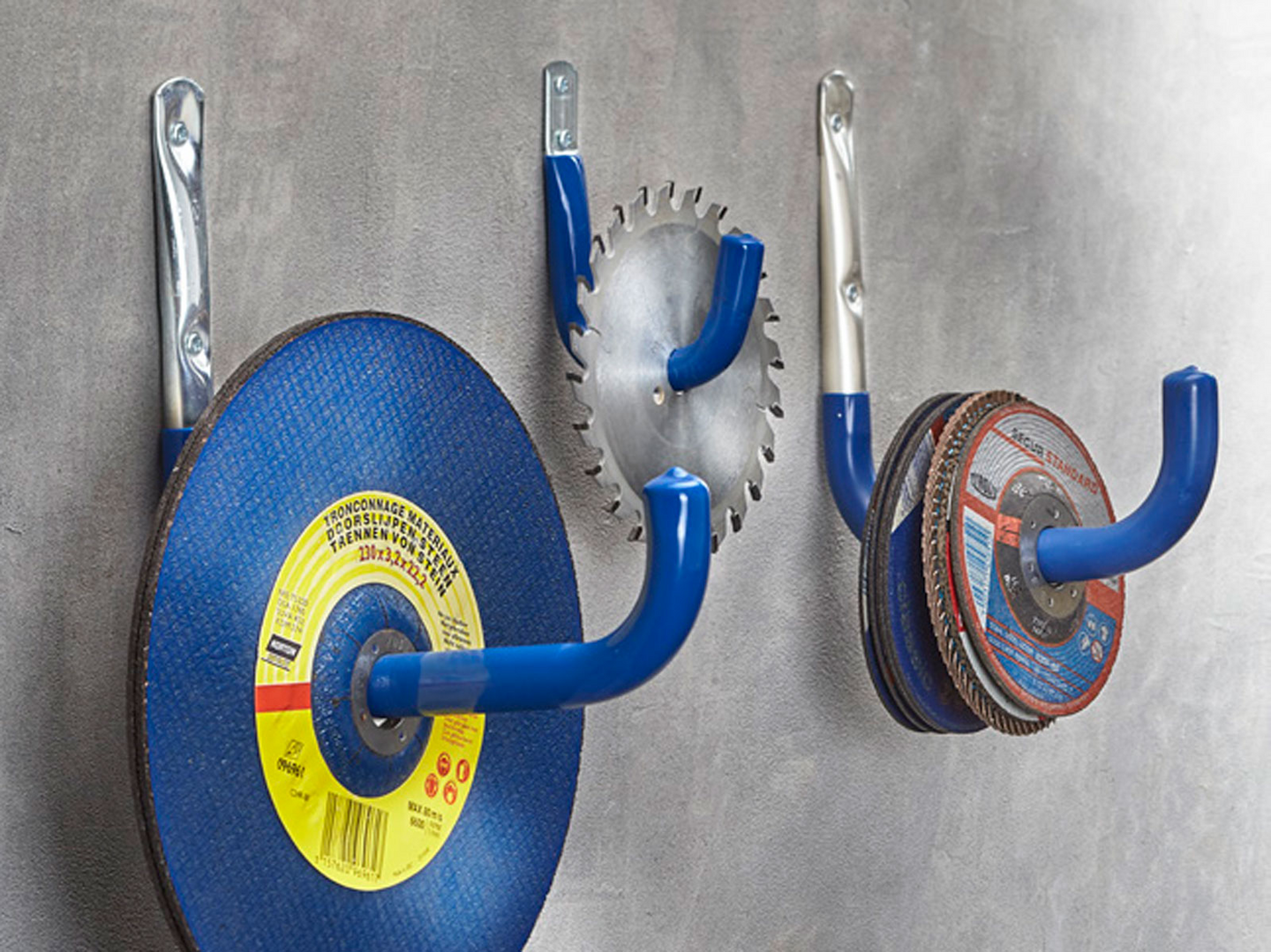 Varastokoukku Pisla 16/285mm teräs/muovitettu