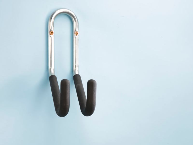 Polkupyöräkoukku Pisla halkaisija 20/350mm teräs/pinnoitettu