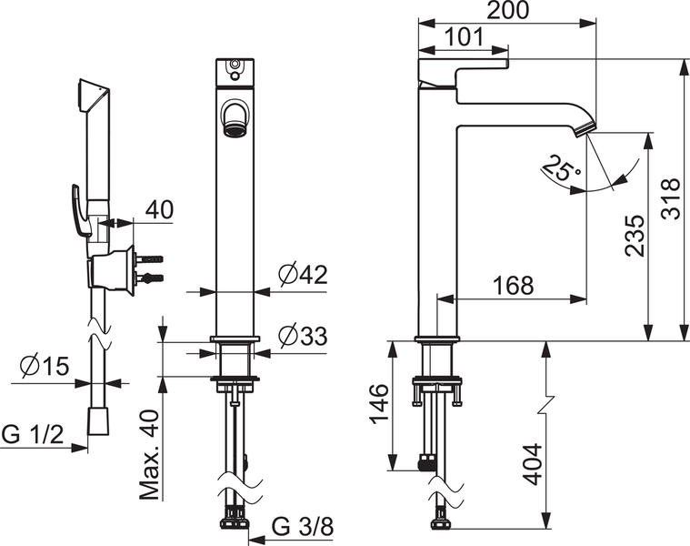 Pesuallashana Oras Optima Style Bidetta 2602FH