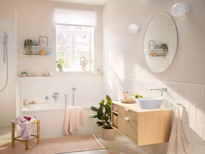 Pesuallashana Hansgrohe 72528000 Rebris S seinä kromi