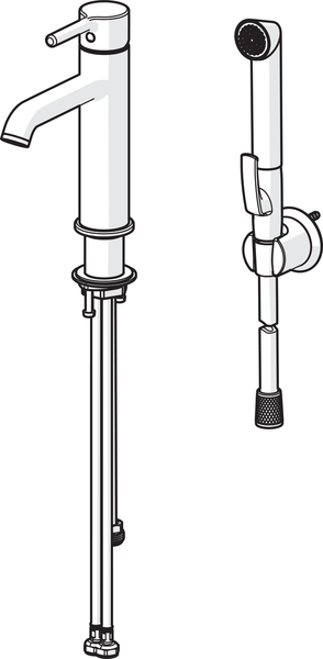 Pesuallashana Oras Optima Style Bidetta 2606FH