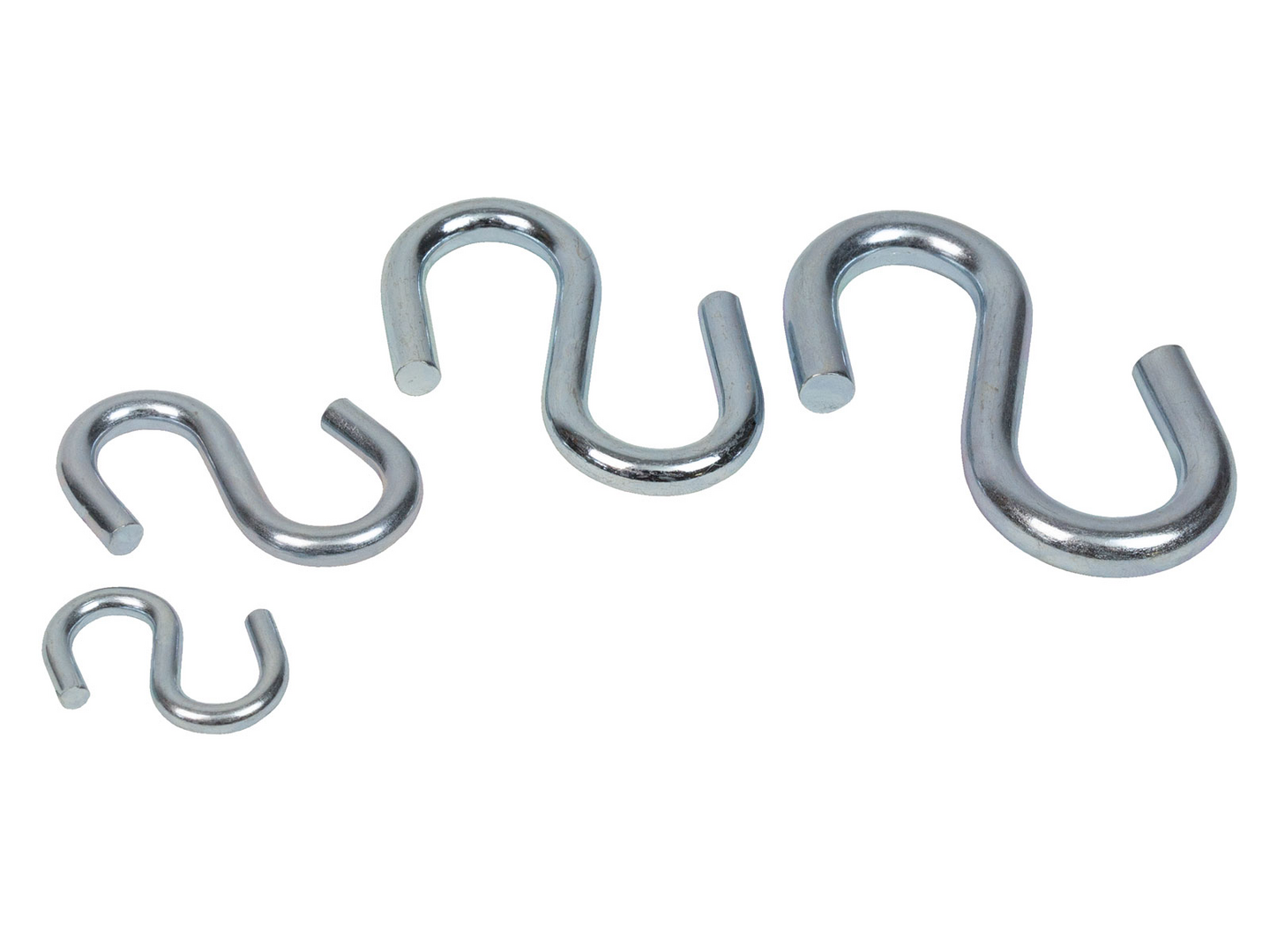 S-koukku PROF 60mm sinkitty 3kpl