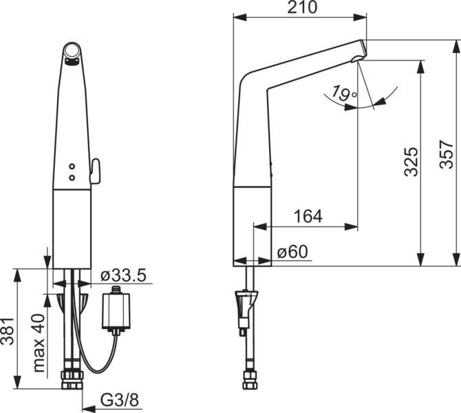 Pesuallashana Oras 3017F Inspera XL 6V korkea
