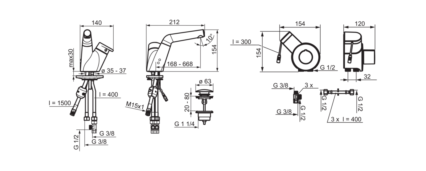Pesuallashana Oras 2213F Signa 3V kromi