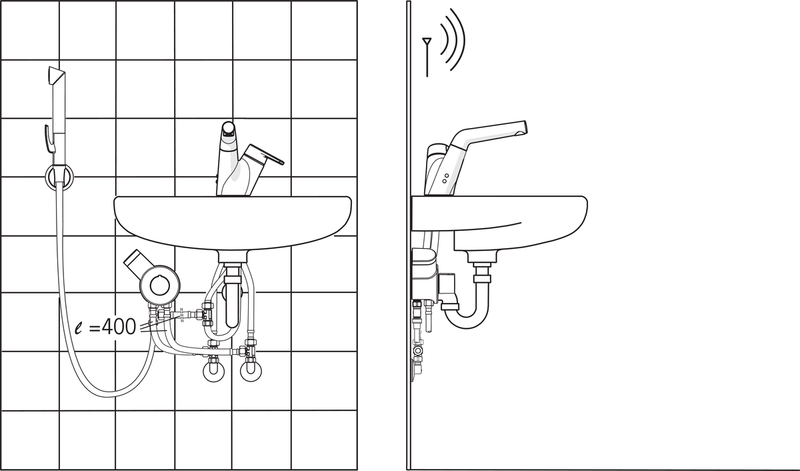Pesuallashana Oras Signa 2216F 3V Bidetta