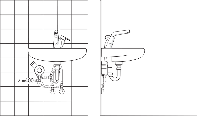 Pesuallashana Oras 2213F Signa 3V kromi