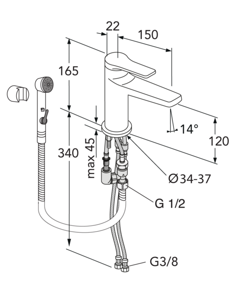 Pesuallashana Gustavsberg Epic Kromi bidee