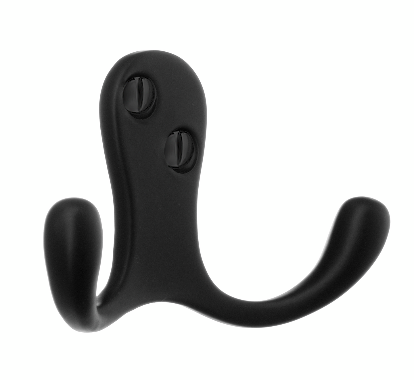 Kaksoiskoukku Beslagsboden 44mm BB246 musta