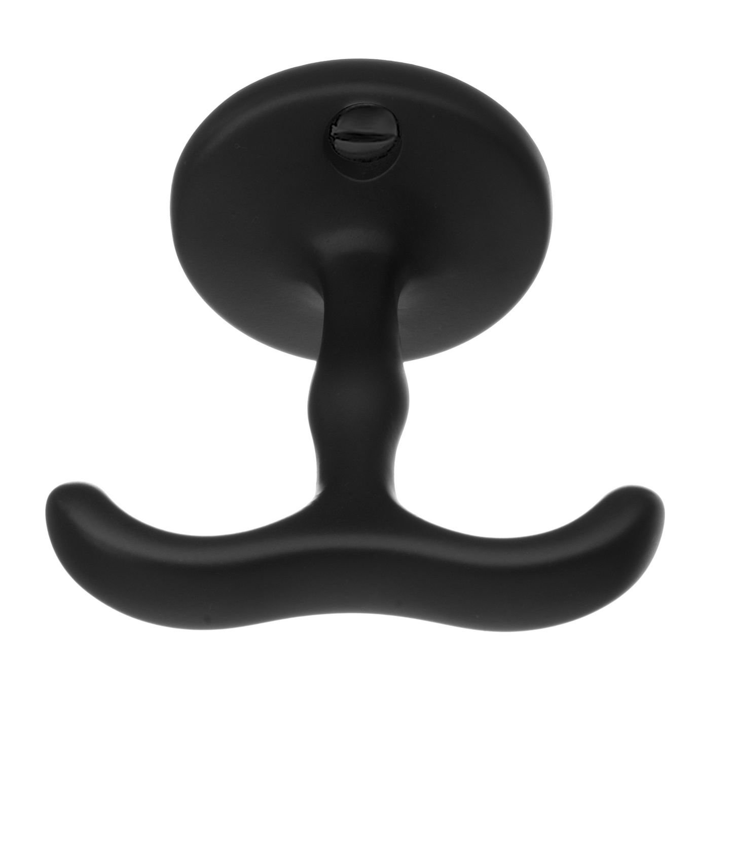 Kaksoishyllykoukku Beslagsboden 56mm BB070 musta