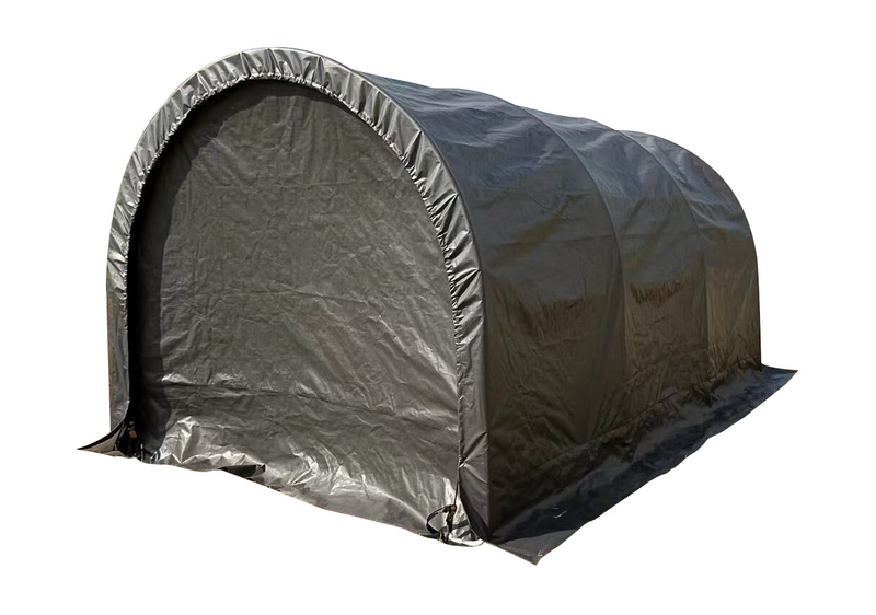 Pressutalli PROF 3,0x5,0x2,4m tummanharmaa/valkoinen