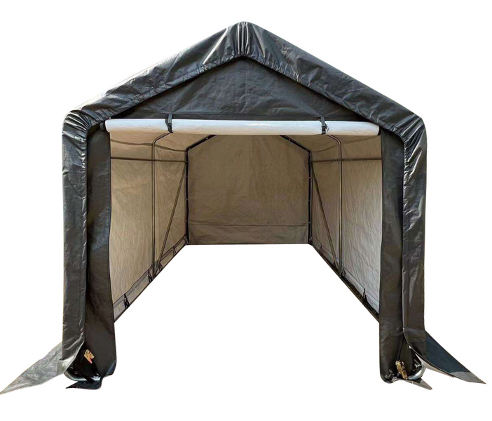 Pressutalli PROF 2,3x3,7x2,34m tummanharmaa