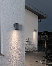 Ulkoseinävalaisin Konstsmide Monza antrasiitti 35W 1xGU10