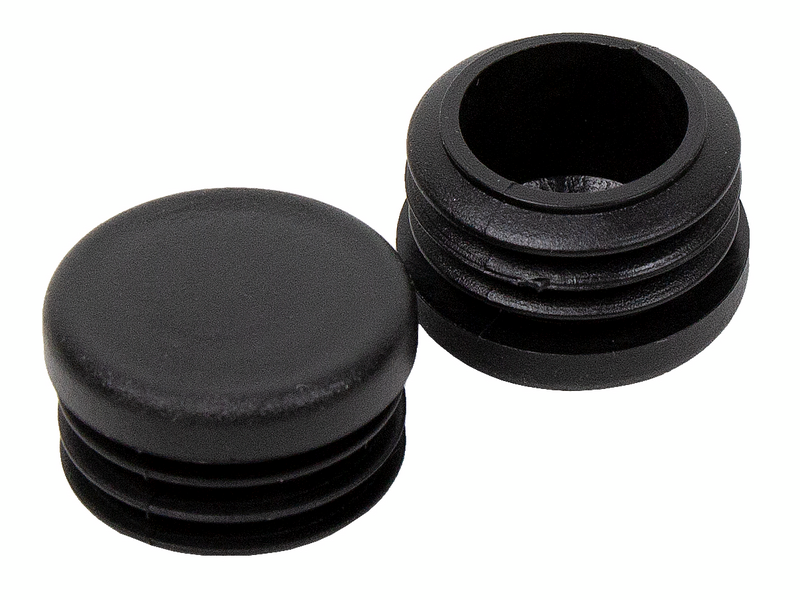 Kalustejalan sisätulppa PROF S-30-H musta 4kpl