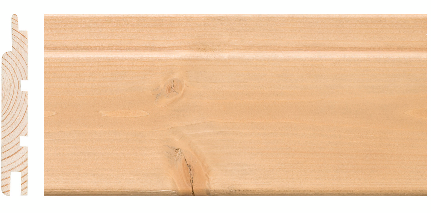 Saunapaneeli Cello 14x120x2250 STP TK kuusi saunasuojattu tervalepän sävy