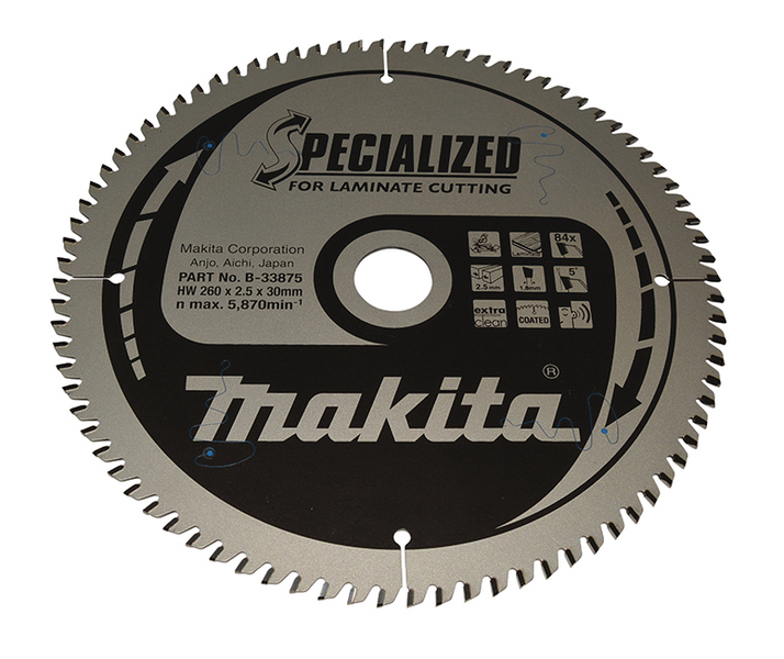 Pyörösahanterä Makita Specialized 260x30x2,5mm Z-84