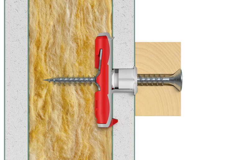 Nylontulppa Fischer duotec 10 s sis. ruuvit