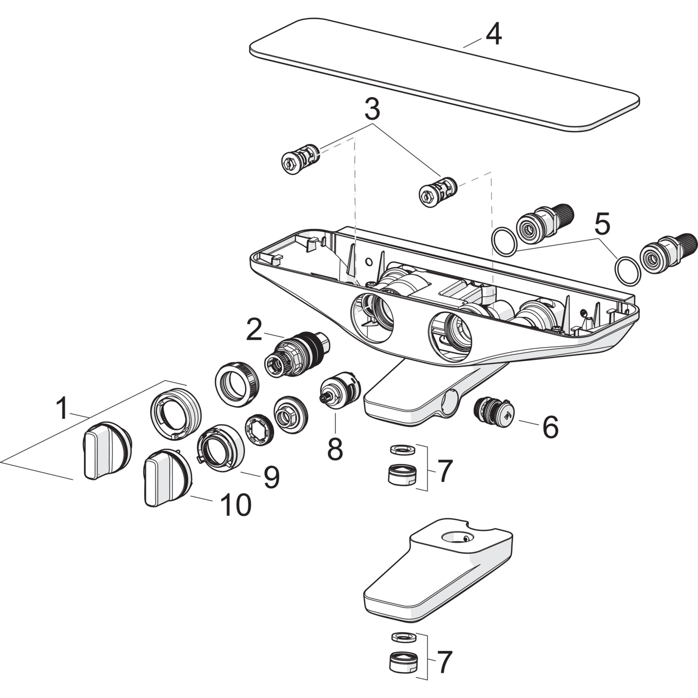 Sadesuihkuhana Oras 7591-15 Esteta