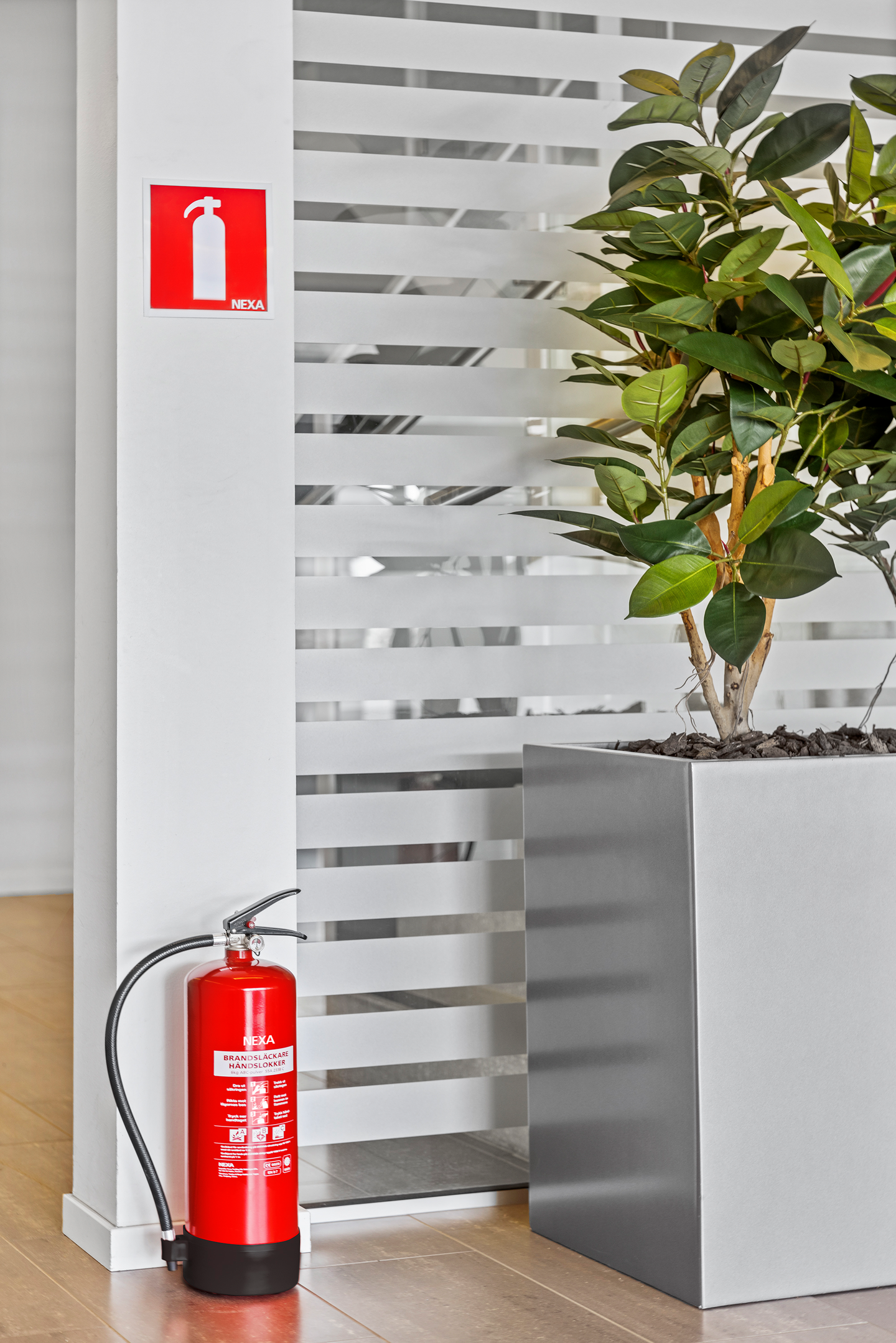 BRANDSLÄCKARE NEXA PULVER RÖD 55A 6KG