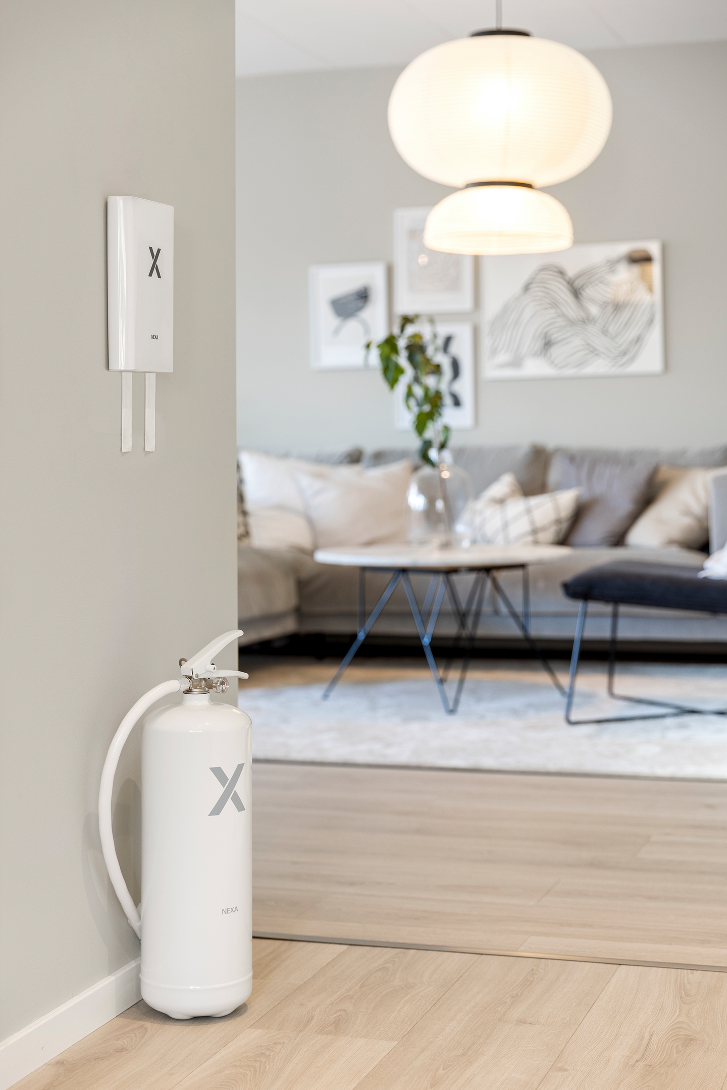 PULVERSLÄCKARE NEXA 6 KG 43A VIT NE, BRANDSLÄCKARE 6 KG PULVER VIT