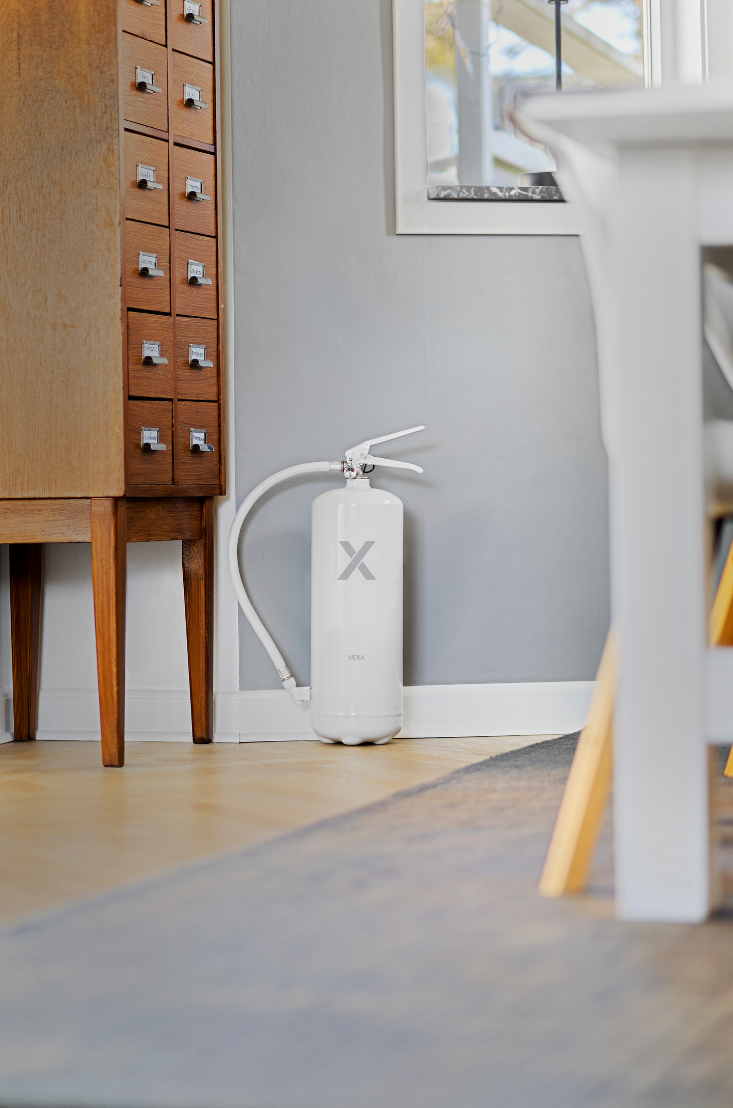 PULVERSLÄCKARE NEXA 6 KG 43A VIT NE, BRANDSLÄCKARE 6 KG PULVER VIT