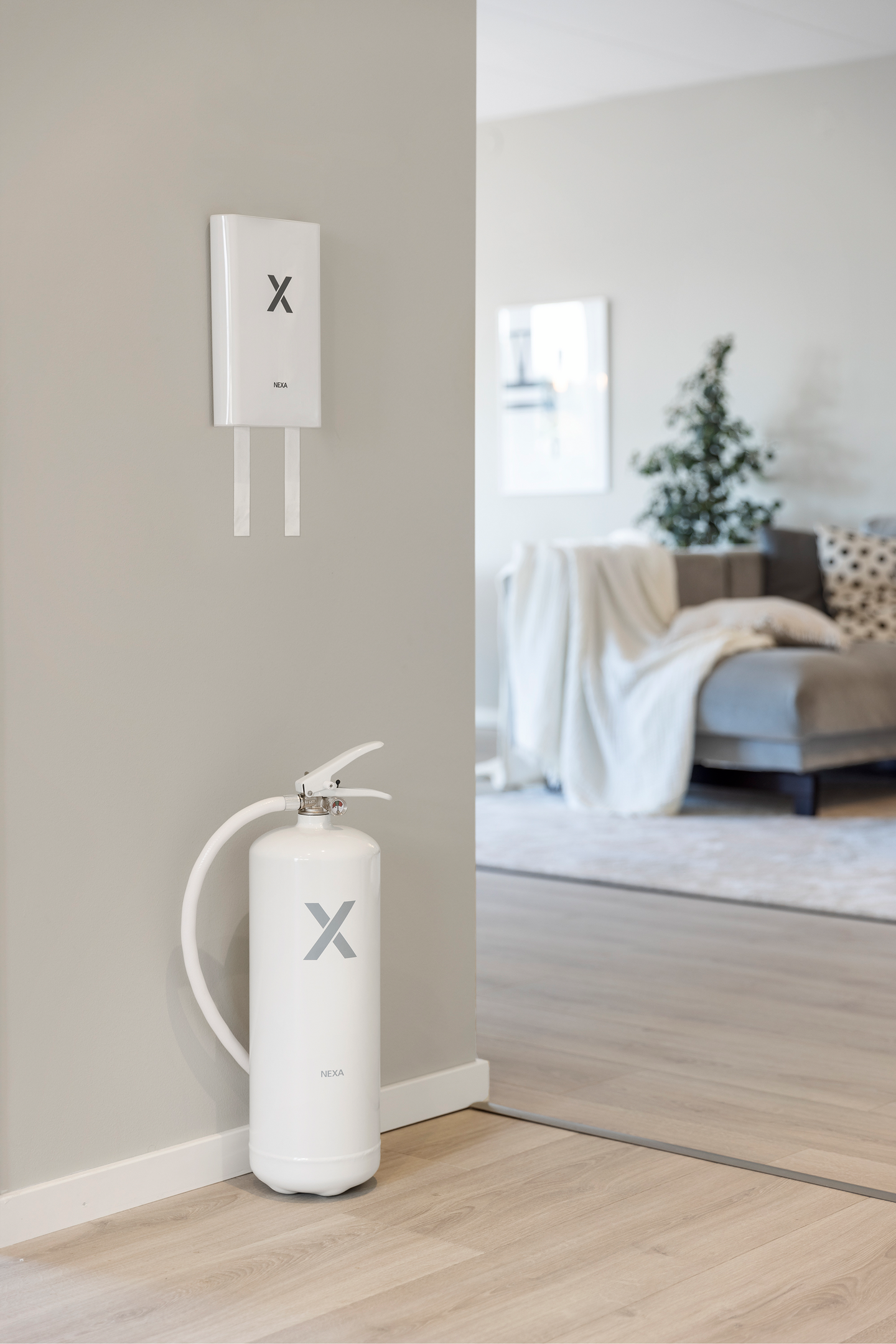 PULVERSLÄCKARE NEXA 6 KG 43A VIT NE, BRANDSLÄCKARE 6 KG PULVER VIT