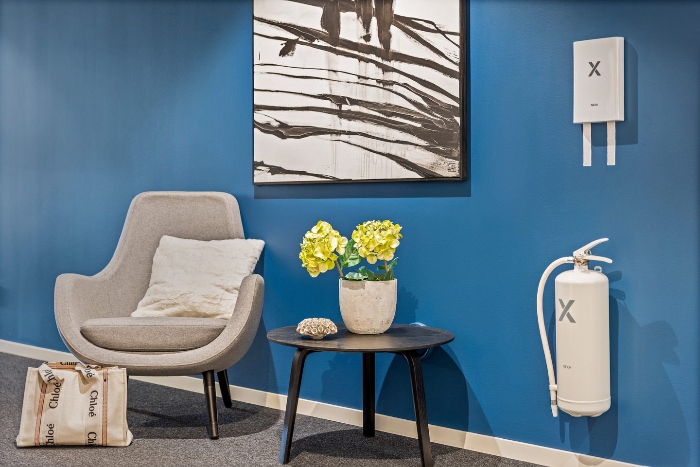 PULVERSLÄCKARE NEXA 6 KG 43A VIT NE, BRANDSLÄCKARE 6 KG PULVER VIT