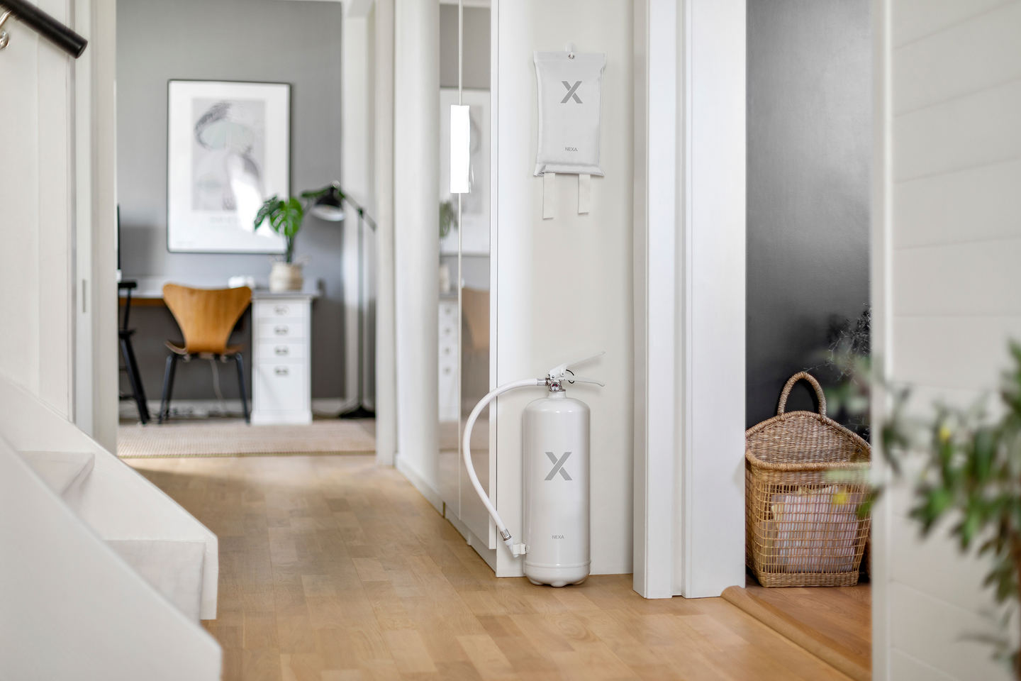 PULVERSLÄCKARE NEXA 6 KG 43A VIT NE, BRANDSLÄCKARE 6 KG PULVER VIT