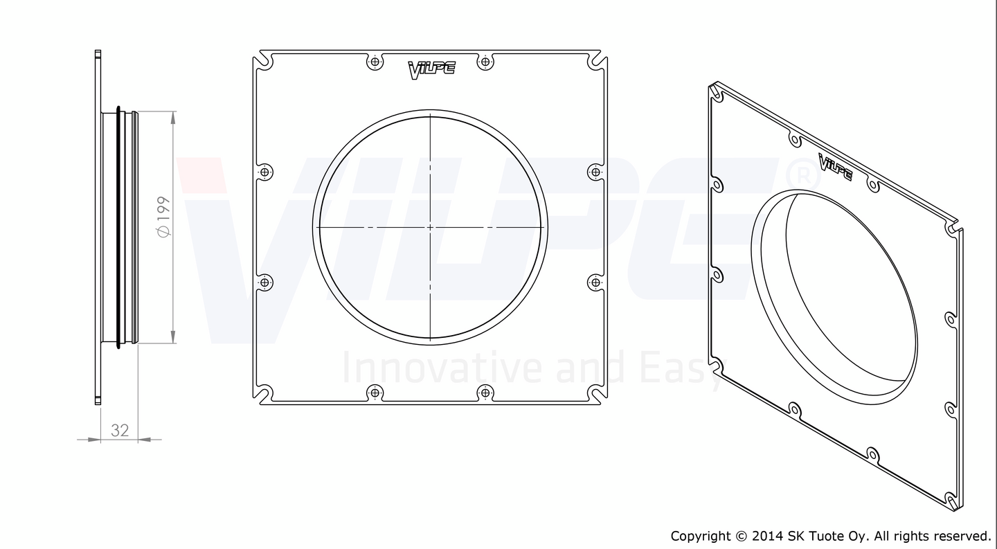 Putkiyhde Vilpe monitoimi-säleikkö 200 375x375