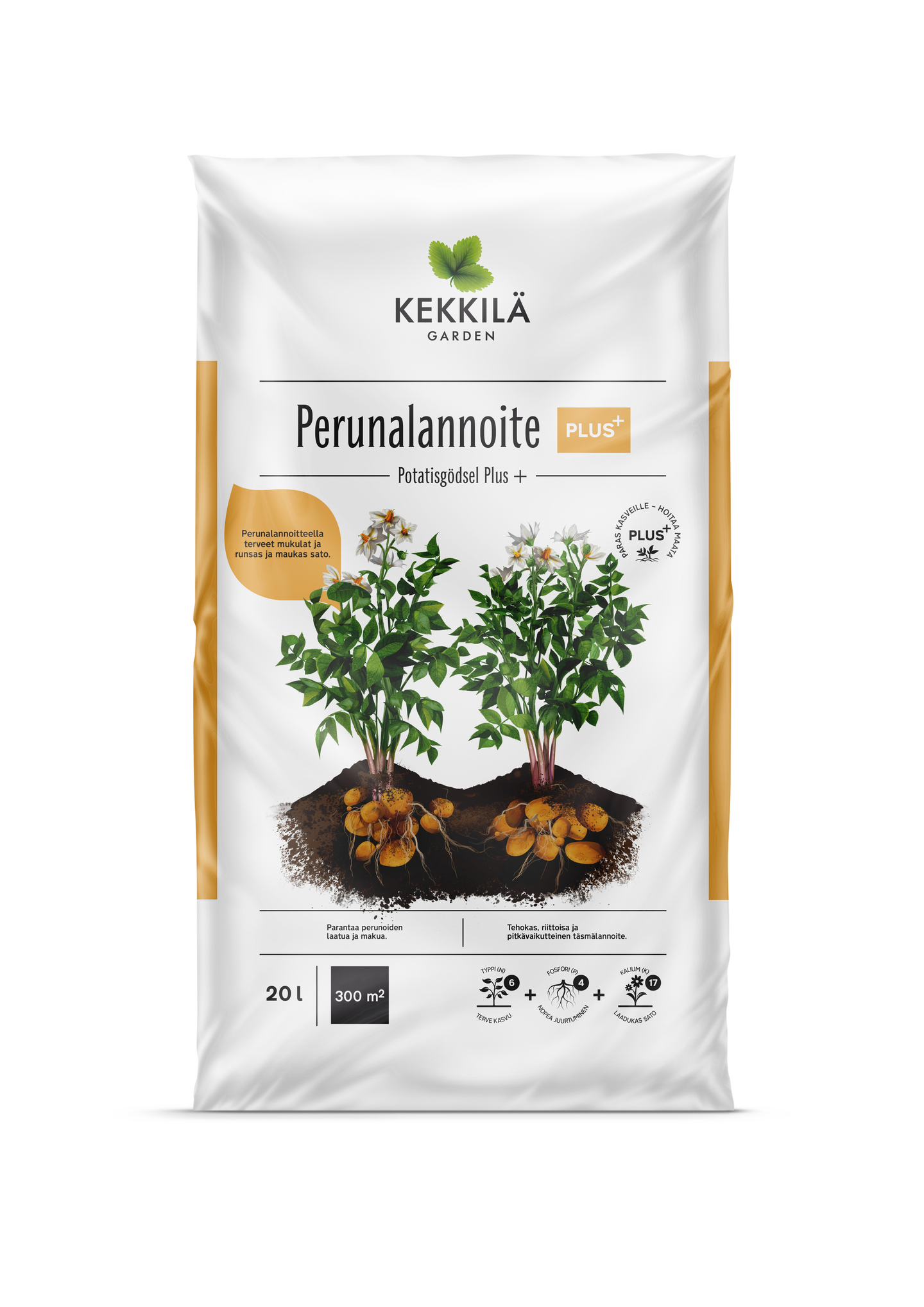 Perunalannoite Kekkilä Plus+ 20l