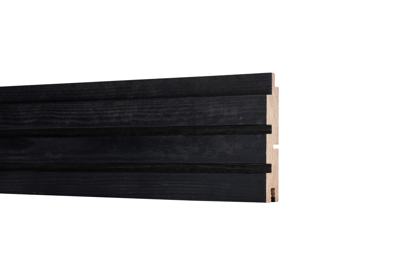 Urapaneeli Cello 15x95x2370 musta kuultosävy päätypontattu