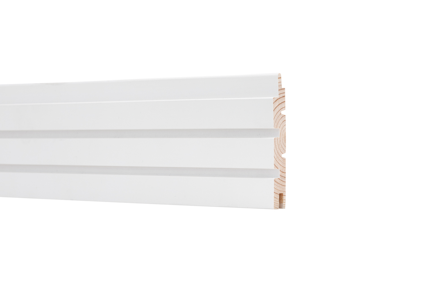 Urapaneeli Cello 15x95x2370 valkoinen päätypontattu