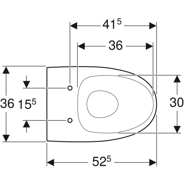 Wc-istuin IDO Seven D 15 seinä ilman kantta 7811501101