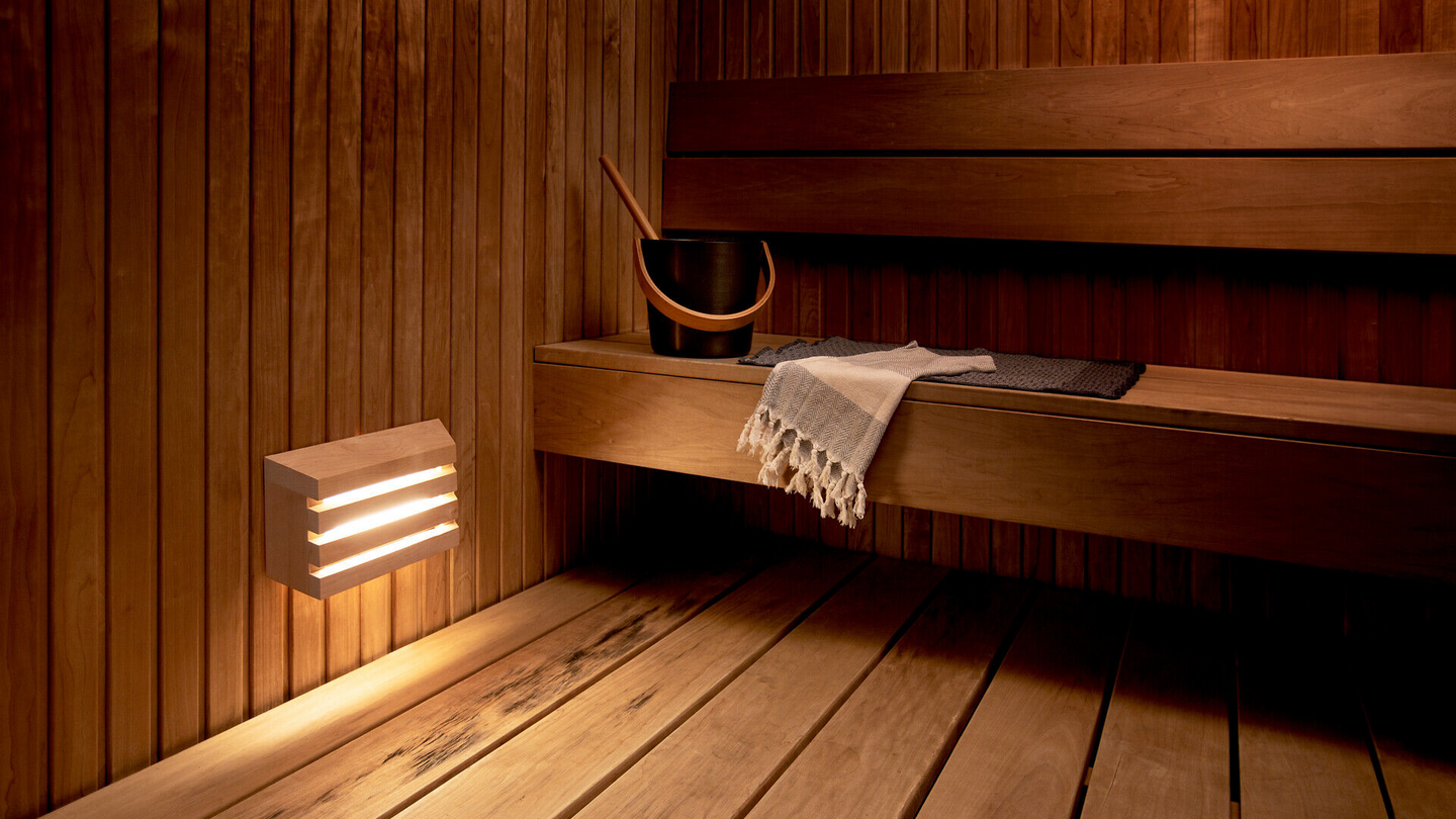 Led-saunavalaisin Airam 320TRL vaaka 500lm 8W himmennettävä