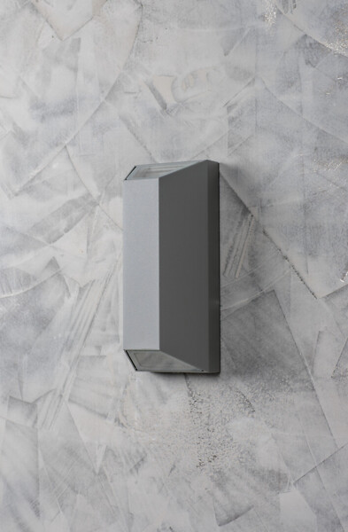 Ulkoseinävalaisin Airam Sala 2xGU10 IP44 harmaa