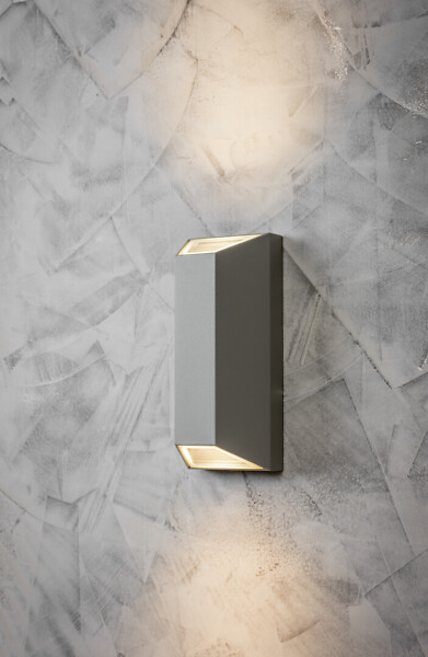 Ulkoseinävalaisin Airam Sala 2xGU10 IP44 harmaa