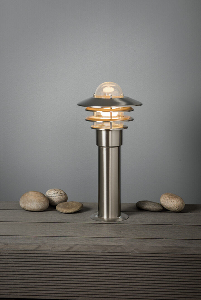 Pollarivalaisin Airam Käpylä mini E27 45cm ruostumaton teräs