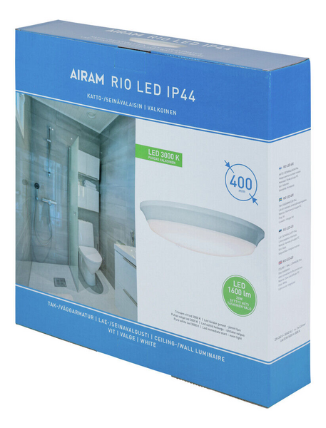 Kattovalaisin Airam Rio led 400 20W 1600lm 3000K valkoinen