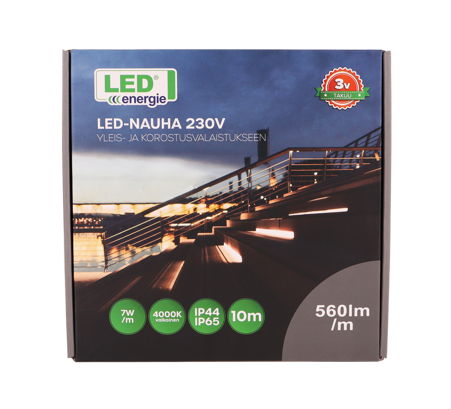Valonauha Led Energie 230V 5m 4000K 7W/m 560lm/m IP44/IP65