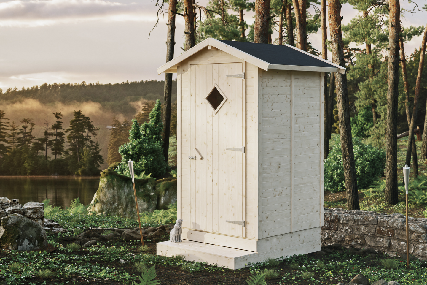 Mökkihuussi Goodiy Kuusikko 120x125cm