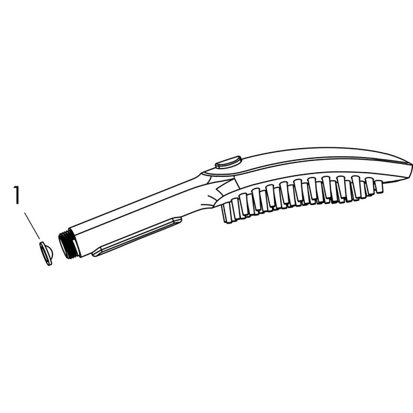 Koirasuihku Hansgrohe Dogshower 150 3Jet Select valkoinen