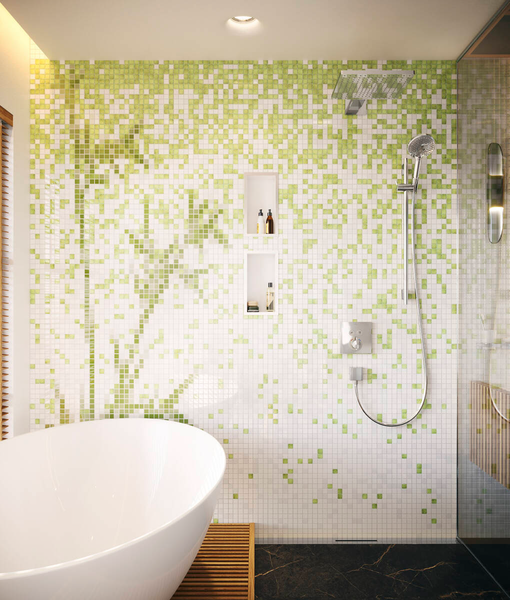 Seinäliitin Hansgrohe 26455000 Fixfit Square