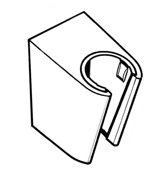 Käsisuihkun pidike Hansgrohe 28331670 Porter musta