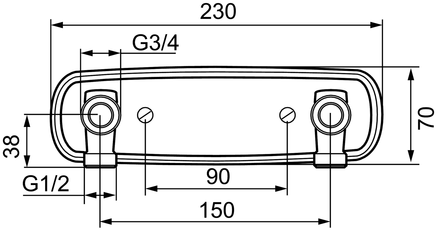 Hanavaraosa Mora asennuslevy