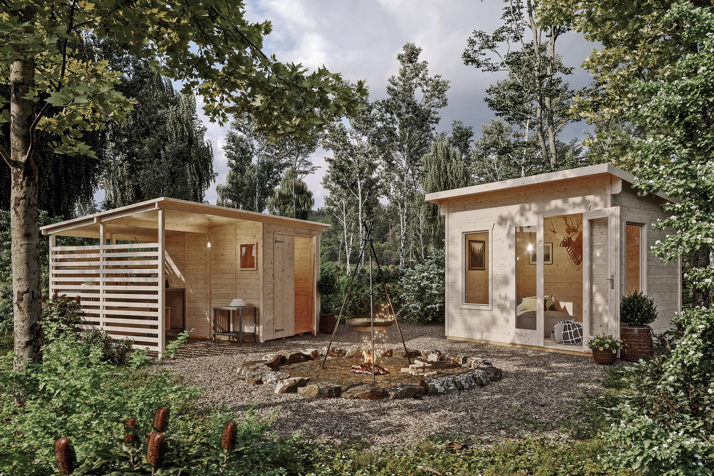 Varasto + katos Goodiy Luulaja 9,6m²